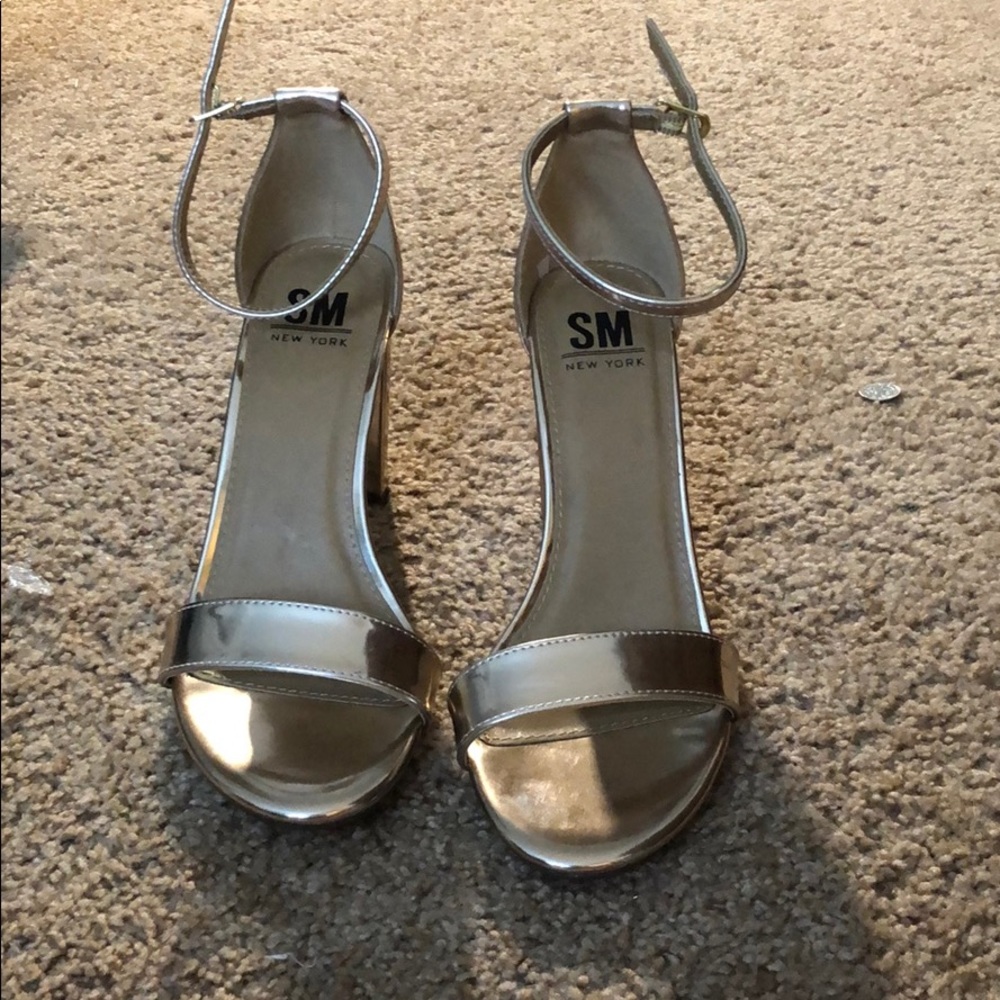 Rose gold sandals
